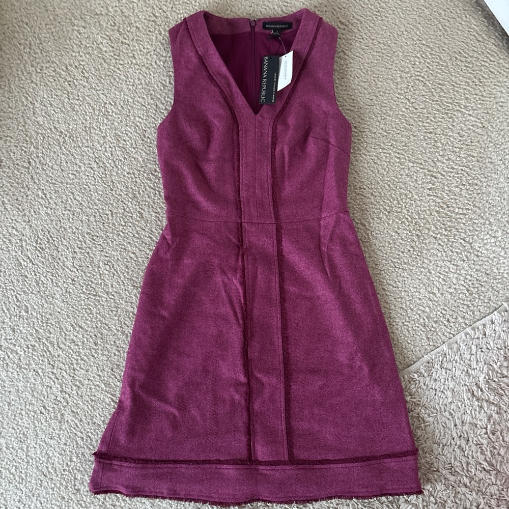 Banana Republic Brand New Classy Rich Purple Pink Mini Dress